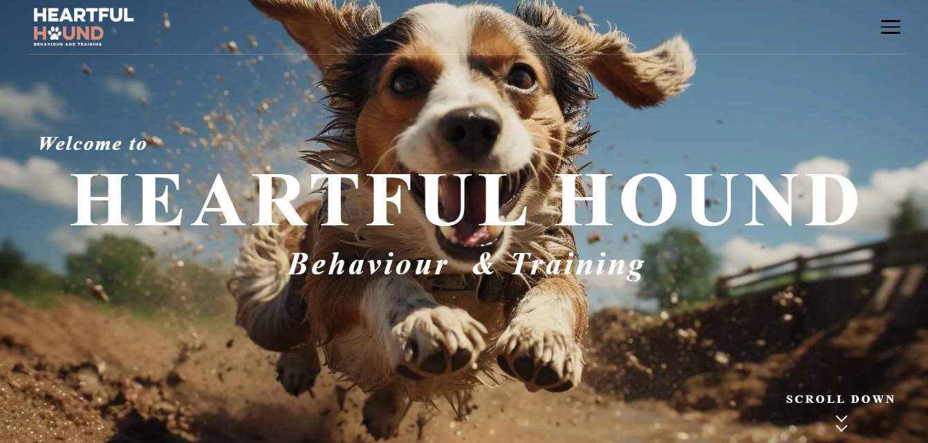 Heartful Hound website